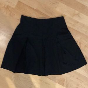 Black A-Line skirt
